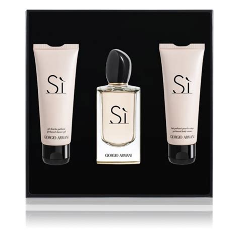 Giorgio Armani Si T Set Edp 100 Ml Shower Gel 75 Ml Body Lotion