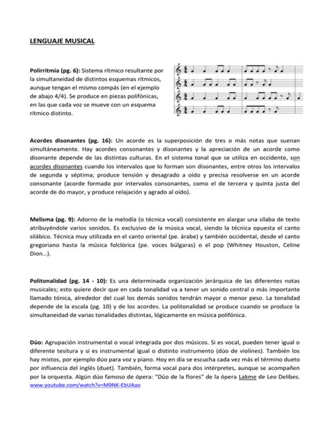 LENGUAJE MUSICAL