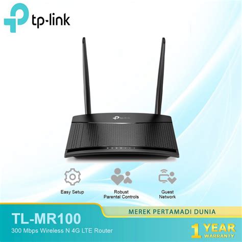 Jual Tp Link TL MR100 4G LTE Router 300 Mbps Wireless N 4G Router