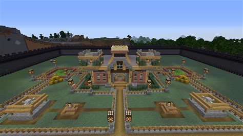 Techno Gamerz Castle With All Other Builds Minecraft Map