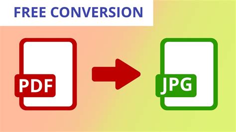 How To Convert PDF To For FREE PDF To Image Conversion Tutorial