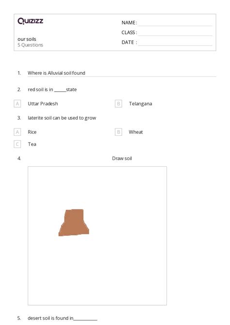 50 Soils Worksheets For 4th Class On Quizizz Free And Printable