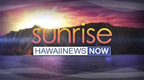 Hawaii News Now Sunrise Headlines 021816 Youtube