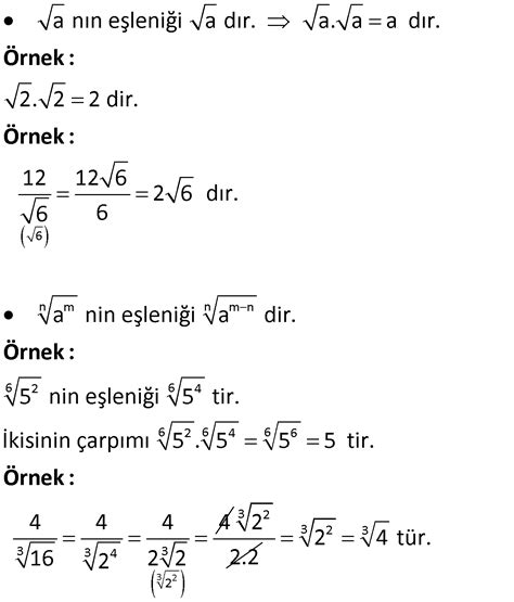 Köklü Sayılar Konu Anlatımı