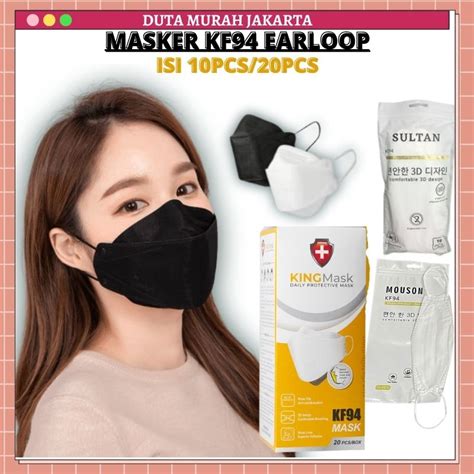 Jual Masker KF94 Korea Evo Convex Masker 4D Impor DMJ Shopee Indonesia