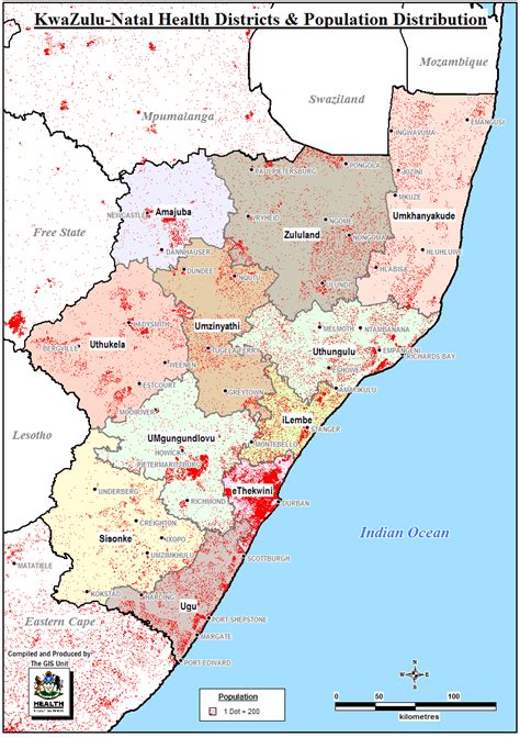 Filemap Of Kwazulu Natal With Districts Labelled Wikimedia 41 Off