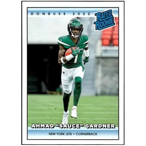 Nfl 2022 Panini Mosaic Football Single Card Ahmad Sauce Gardner 289