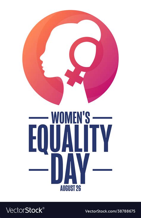 Womens Equality Day August 26 Holiday Concept Vector Image