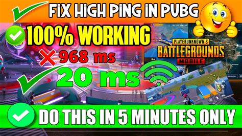 Reduce Pubg Ping 🔥 How To Fix Ping In Pubg Mobile 🔥 How To Fix Lag In