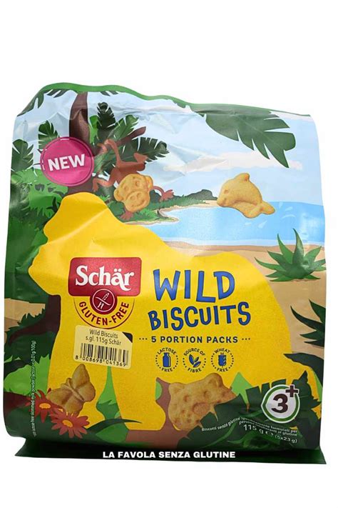 Biscotti Wild Biscuits Senza Lattosio Gr X Schar La Favola Senza