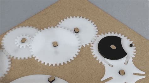 3d Printed Gears Functional Mechanism