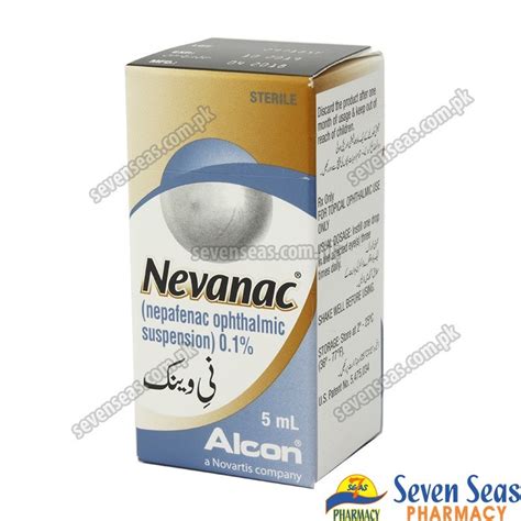 Nevanac Dro 01 5ml Seven Seas Pharmacy Pakistan Online Pharmacy