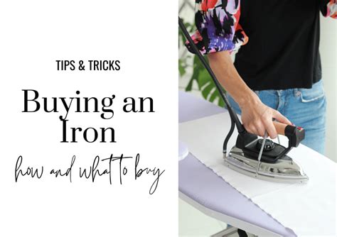 What Type Of Iron Is Best For Sewing ? - Sewing and the City