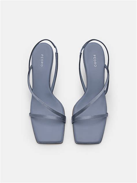 Slate Blue Oriana Wedge Sandals Pedro Us