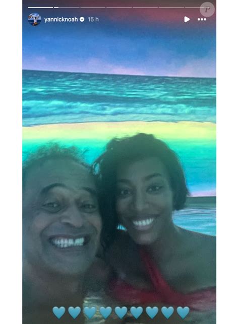 Photo Yannick Noah Et Sa Compagne Malika Instagram Purepeople