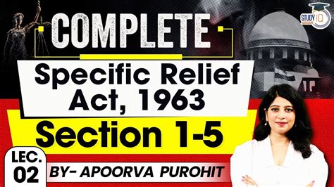 Specific Relief Act Lec Section Sra By Apoorva