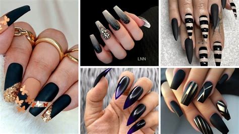 Stunning Black Ombre Nail Designs