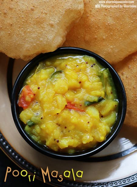 Poori Masala Recipe - Sharmis Passions