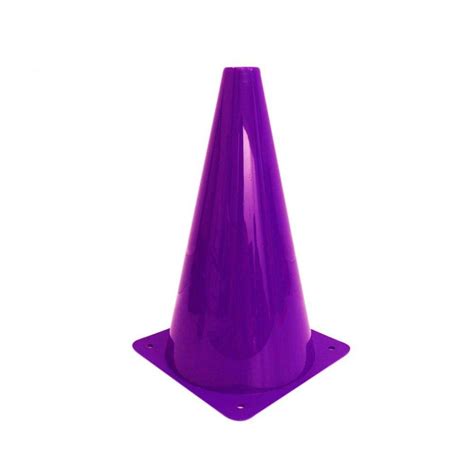 Cone Plastcor De Plástico Rígido 23cm Roxo Netshoes