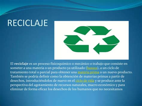 Reciclaje Ppt