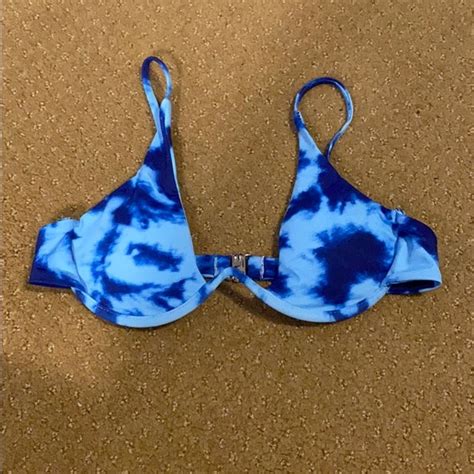 Shein Swim Tie Dye Underwire Bikini Top Poshmark