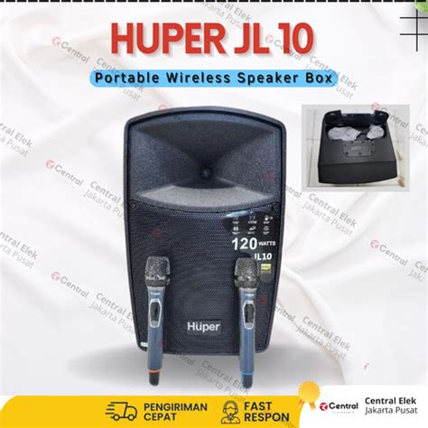 Jual Speaker Portable Huper Jl10 Jl 10 Portable Aktif Bluetooth