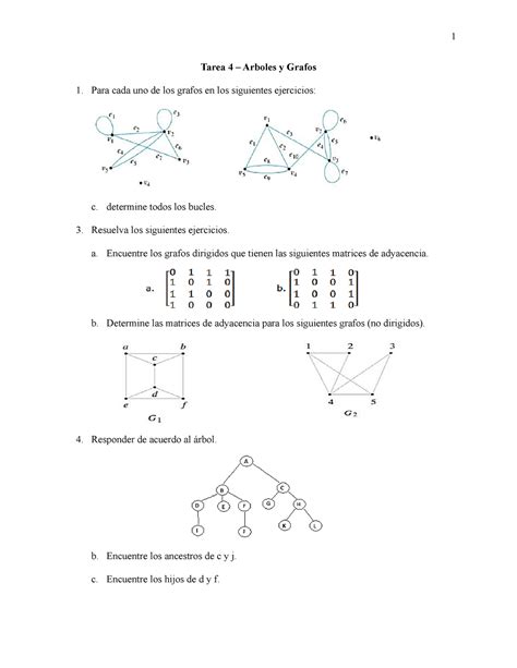 Tarea 4 Teoría Aportes Yirley Tarea 4 Arboles y Grafos Para cada