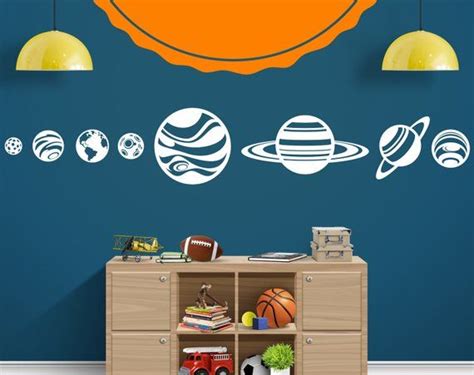 Solar System Solar System Decals Solar System Decor Nasa Milky