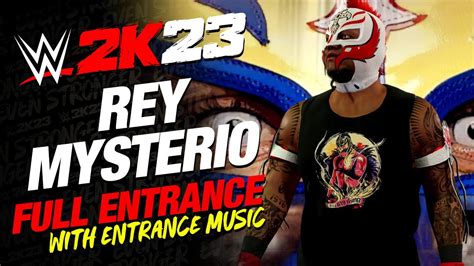 Wwe 2k23 Rey Mysterio Entrance Wwe2k23 Rey Mysterio Full Entrance With Theme Youtube