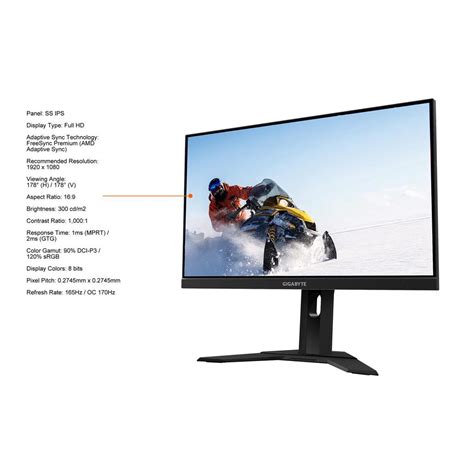 Jual Monitor Gigabyte G F Ek Inch Fhd Ips Hz Ms Hdr