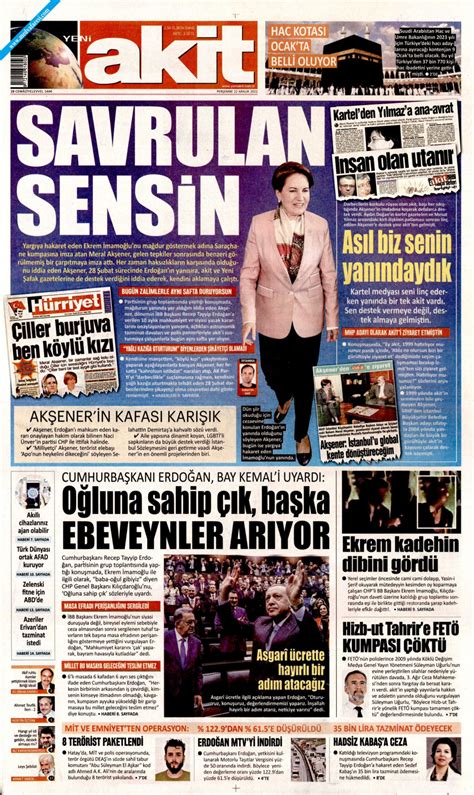 Yeni Akit Gazetesi Aral K Per Embe