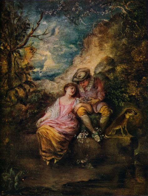 Pastorale Szene Ca Von Jean Antoine Watteau