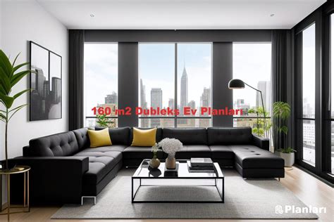 160 M2 Dubleks Ev Planları Planları