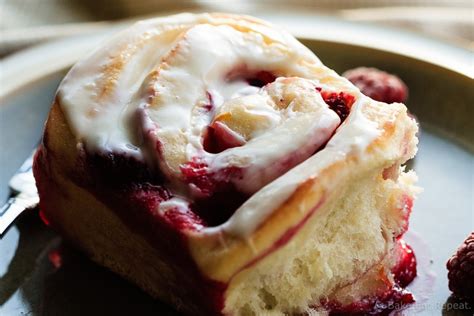 Lemon Raspberry Sweet Rolls Bake Eat Repeat