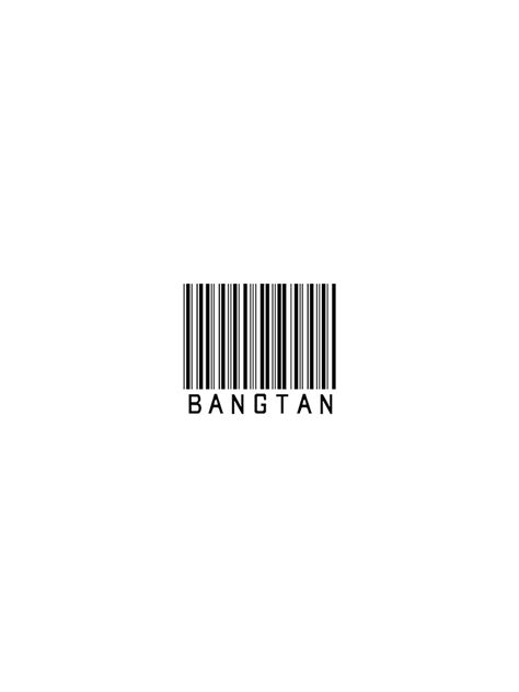 Bangtan Bts Barcode Design Kpop T Shirt By Hxfsx99 Redbubble