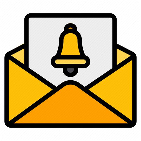 Email Mail Message Letter Envelope Notification Bell Icon