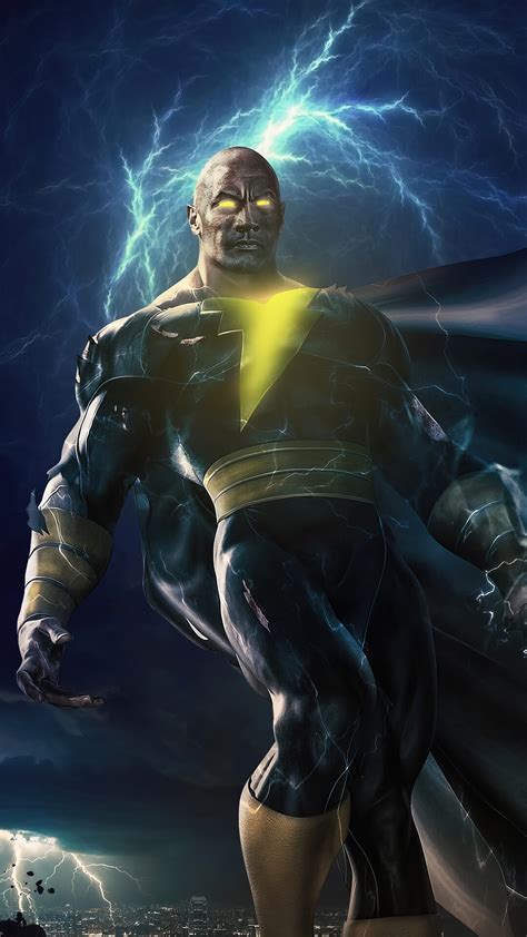 Black Adam 2022 Black Adam Dwayne Johnson 4k Hd Wallpaper Rare