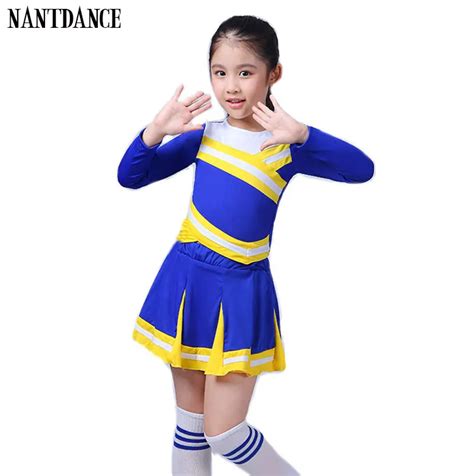 Children Academic Dress Primary School Uniforms Set Girl Cheerleader ...