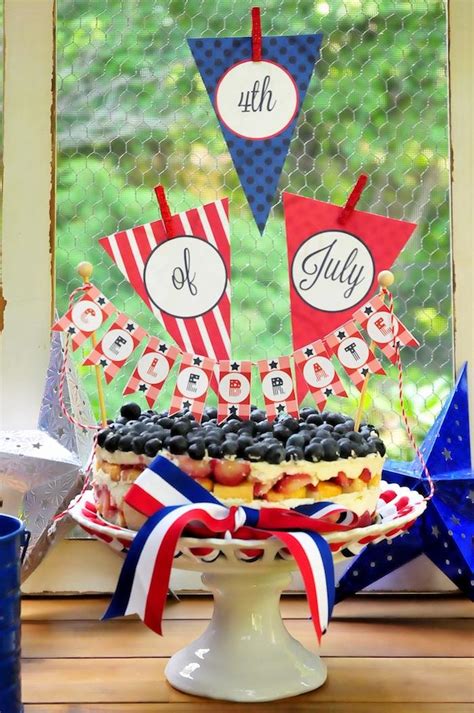 Kara's Party Ideas Independence Day 4th of July themed party via Kara's ...