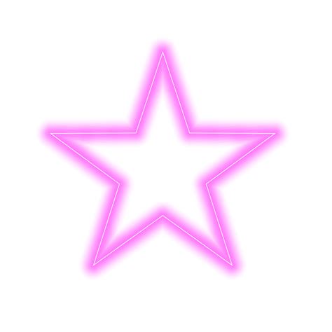 Rosado Neón Estrella Transparente Antecedentes Clipart 29197010 Png