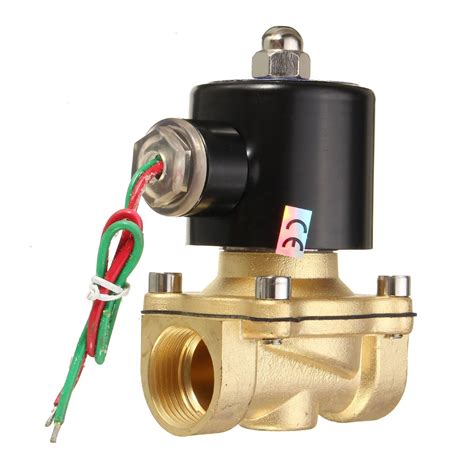 Generic Azh Uk 98552 2w 200 20 Ac220v 3 4 Inch Brass Electric Solenoid Valve Water Air Fuels