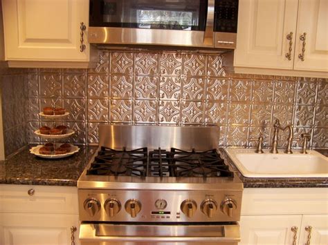 10 Metal Kitchen Backsplash Ideas 2024 The Futurists Metal Backsplash Kitchen Tin