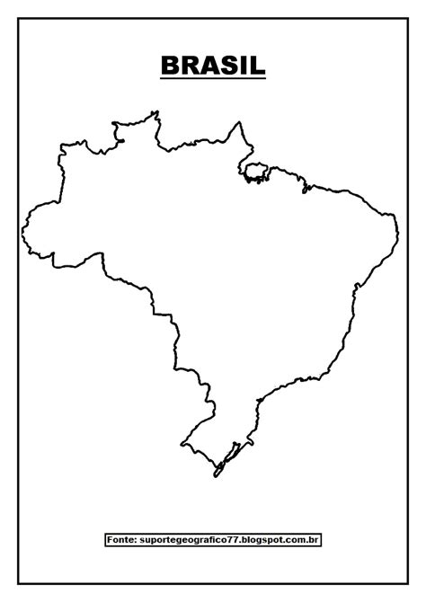 Suporte Geogr Fico Mapas Para Colorir