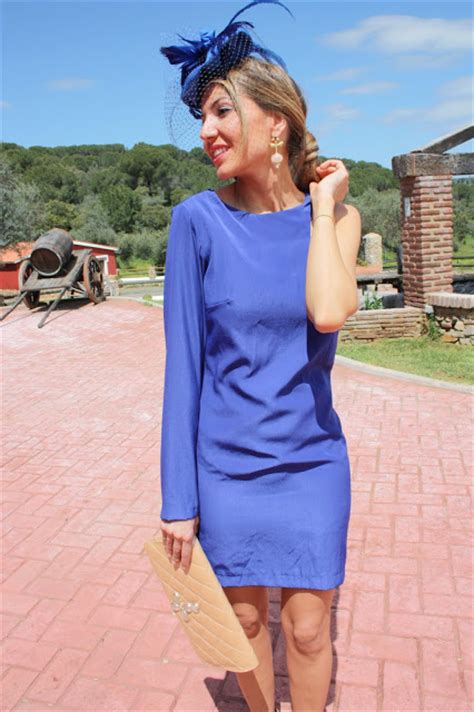 Vestido Fiesta Azul Klein Fiesta Invitadas A Bodas Look De Día