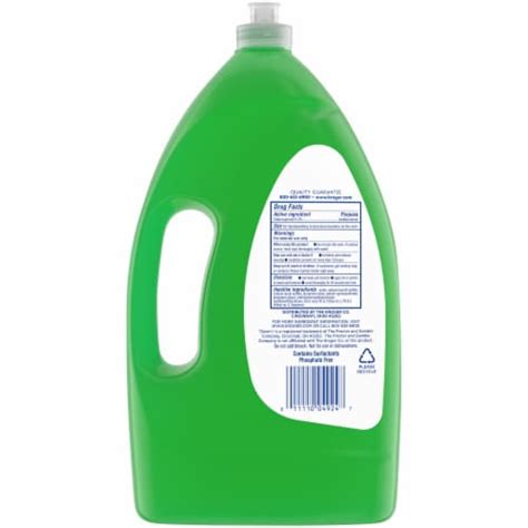 Kroger Ultra Concentrated Antibacterial Liquid Dish Soap Green Apple