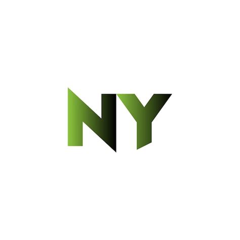 Desenho De Logotipo De Letra Ny Vetor Premium