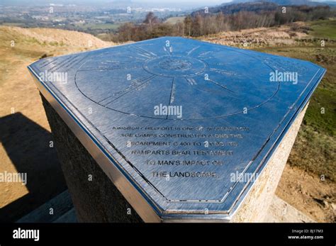 Ordnance Survey Triangulation Point At Painswick Beacon Site Of The