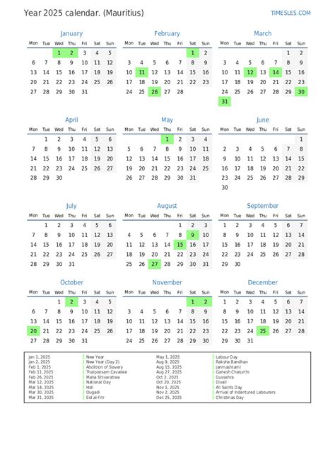 Amended School Calendar Mauritius Jobye Lynette