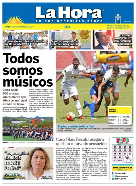 Diario La Hora Loja 27 De Noviembre 2017 By La Hora Ecuador Issuu