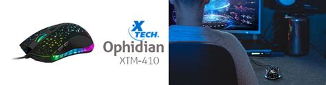 Mouse Gamer XTech Ophidian Hasta 2400 Dpi 6 Botones Programables